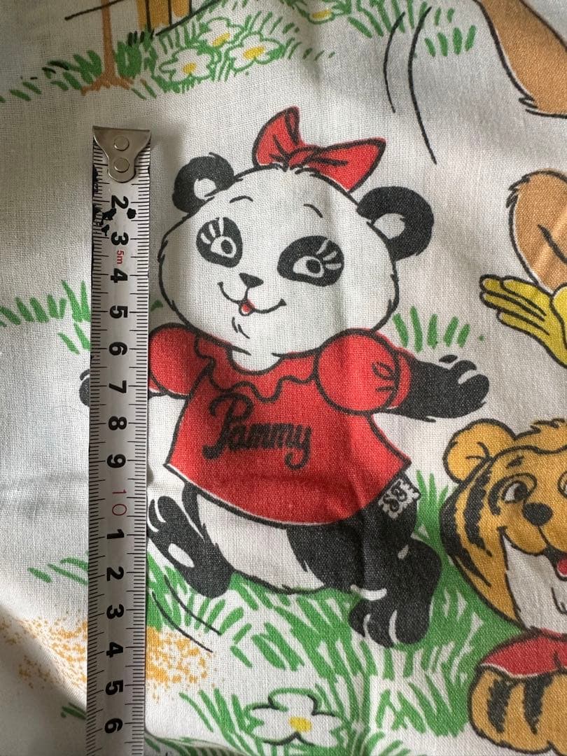 アニマル動物柄ヴィンテージ シーツ ムチャチャkeikiiiブーフーウー古着