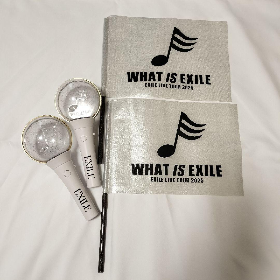 EXILE (WHAT IS EXILE)ペンライト、フラッグ 2セット - メルカリ