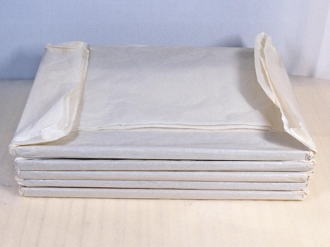 【未使用あり】輪島塗 長手脇引膳 5客 梨地霞/波蒔絵 卓上膳/懐石膳/会席膳