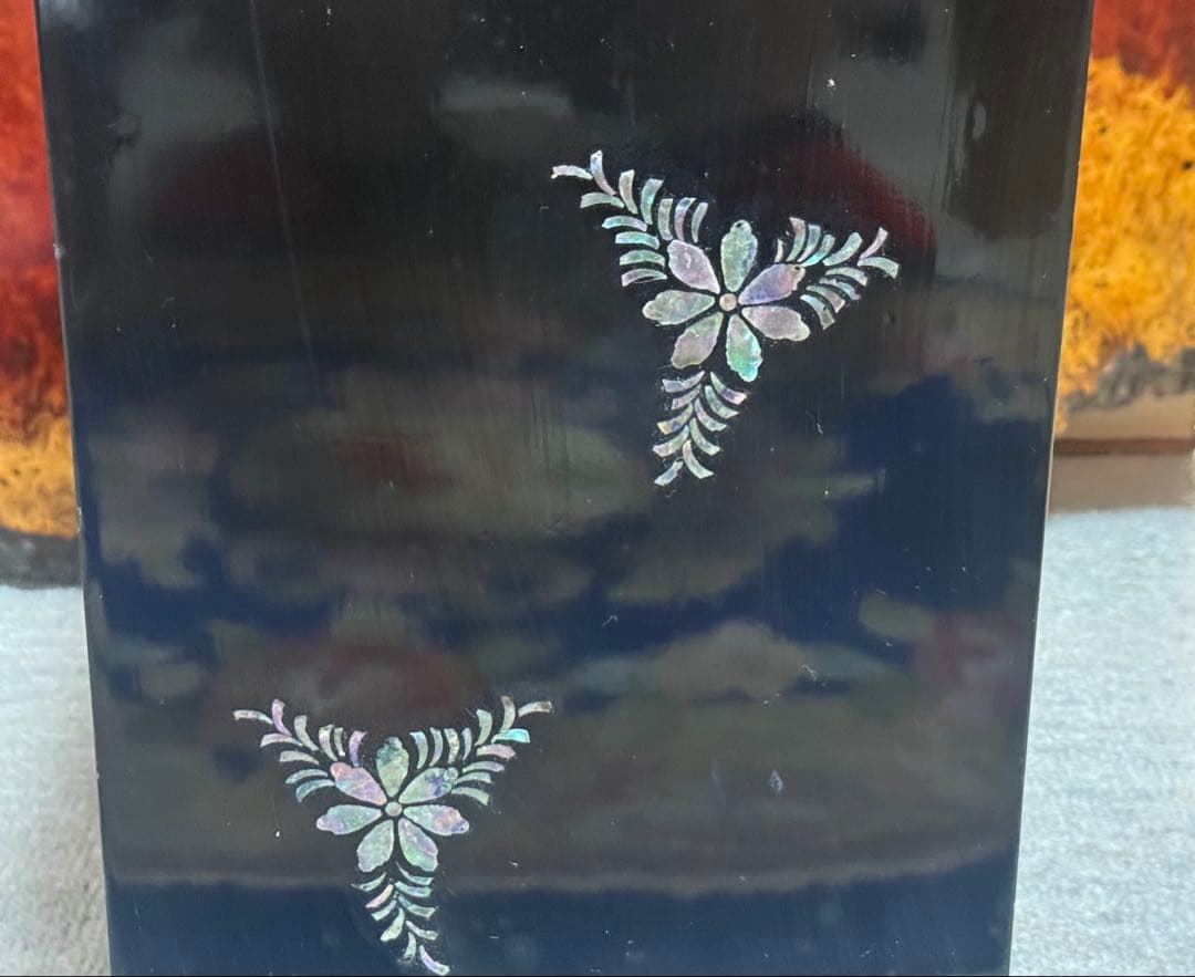 螺鈿付 山水人物図小箪笥 茶棚 送料込み260122 - メルカリ