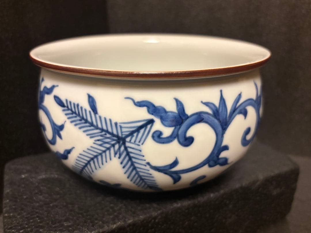 皆具 平安白鳳 茶道具 未使用 染付 有田焼 箱付