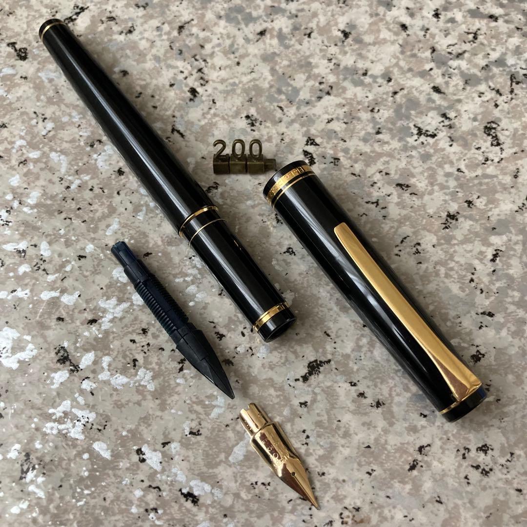 200 オーバーホール済み 万年筆 パイロット PILOT エラボー 14k - メルカリ