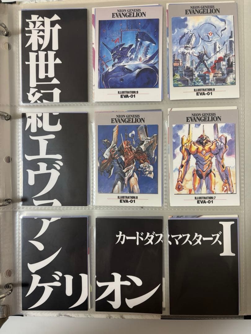 新世紀エヴァンゲリオン カードダスマスターズ バインダー カード
