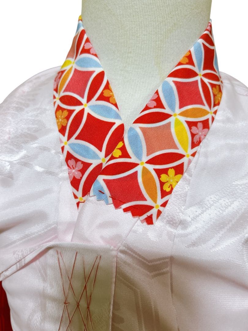 人気の総絞り被布♡七五三　3歳　フルセット　一式　赤系　正絹セット