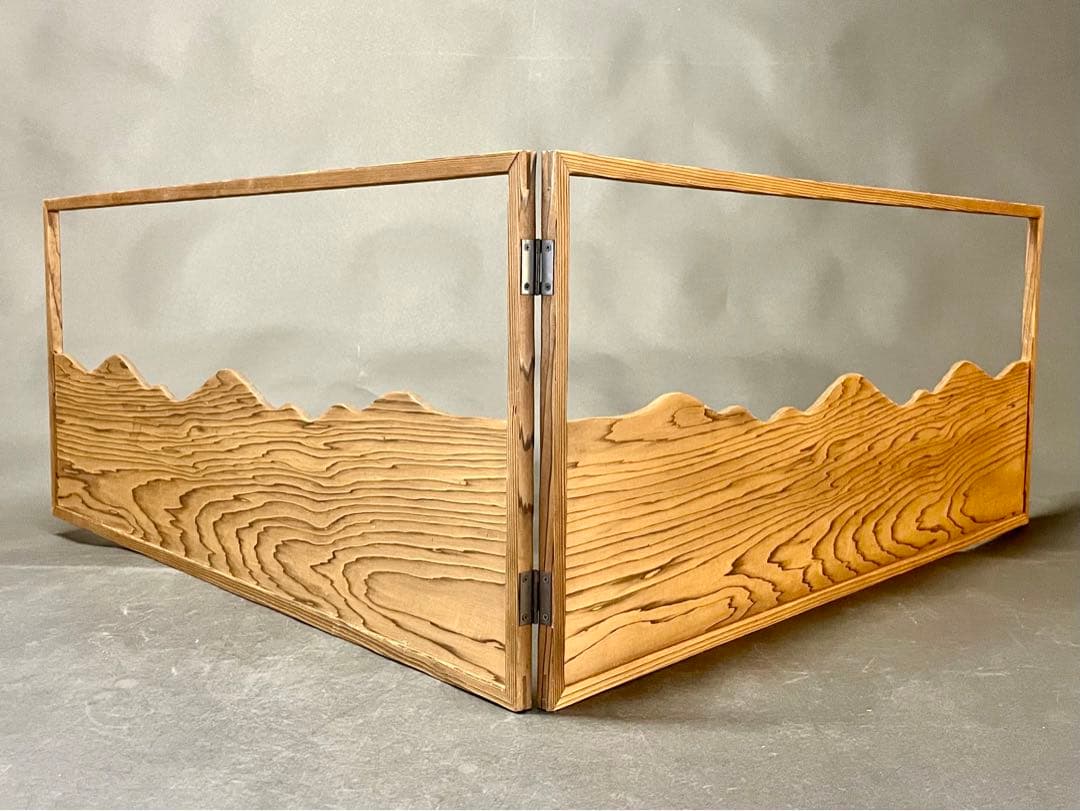 CG100 能登國輪島 布着本堅地 図替会席膳 五客 足付 木製漆器 雨宮桂月