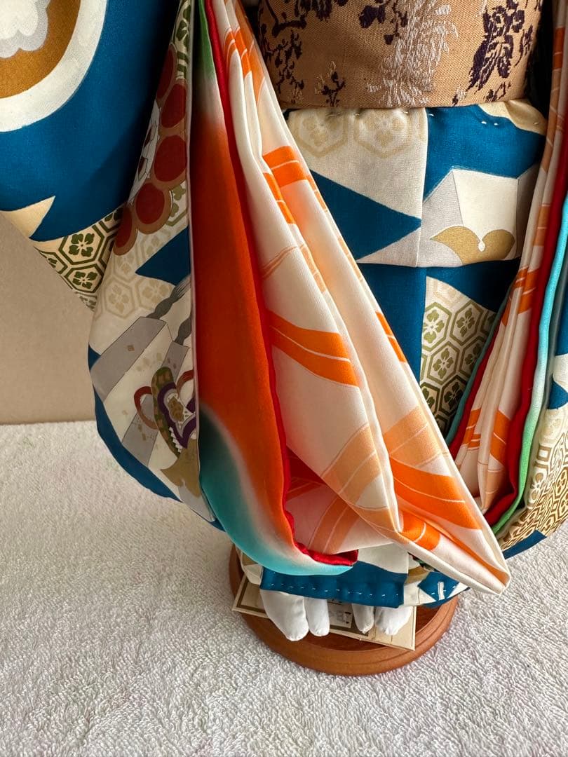 市松人形☆京人形細工司 伊東久重☆可愛い前掛け