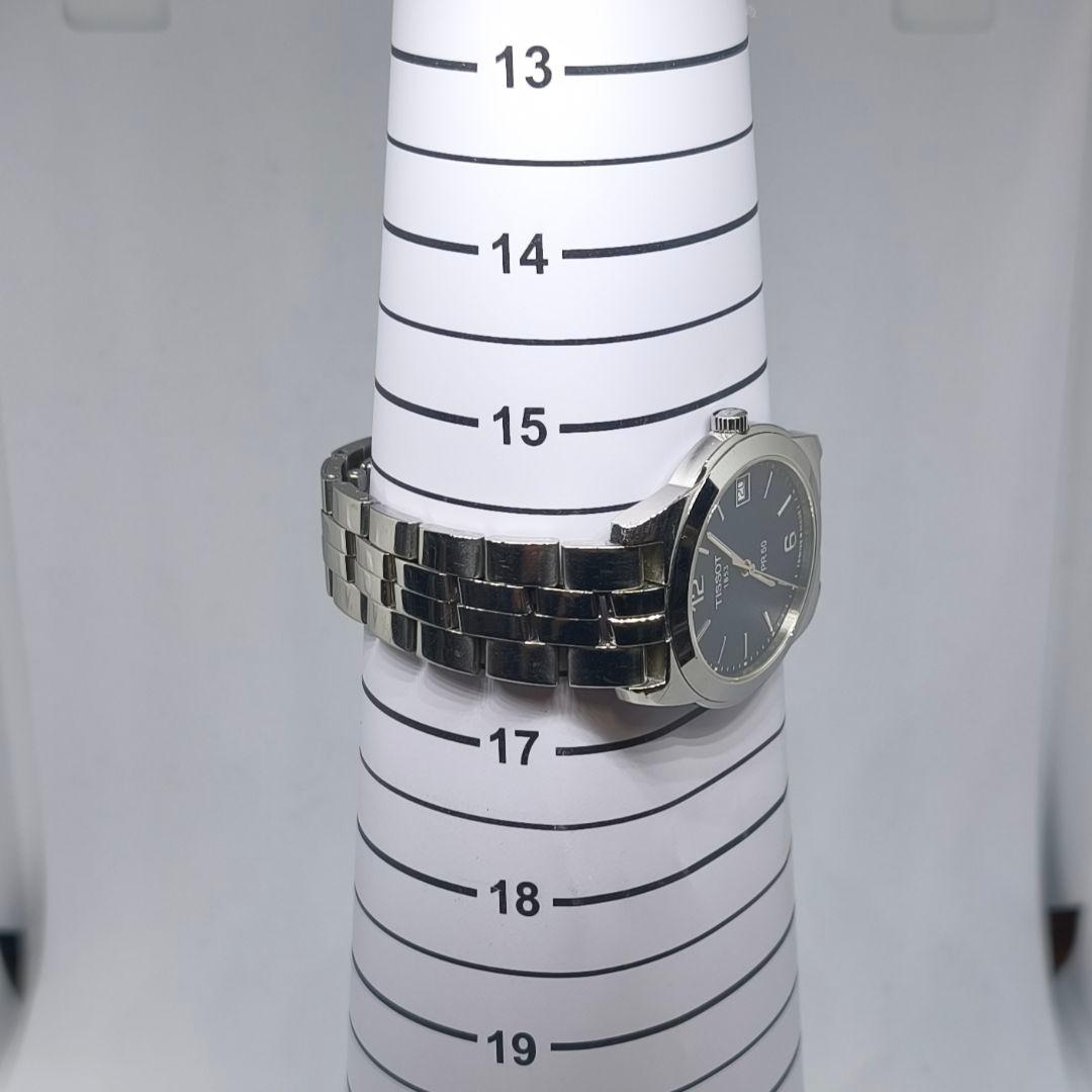 TISSOT PR50 J376/476 三針クォーツ腕時計 電池新品