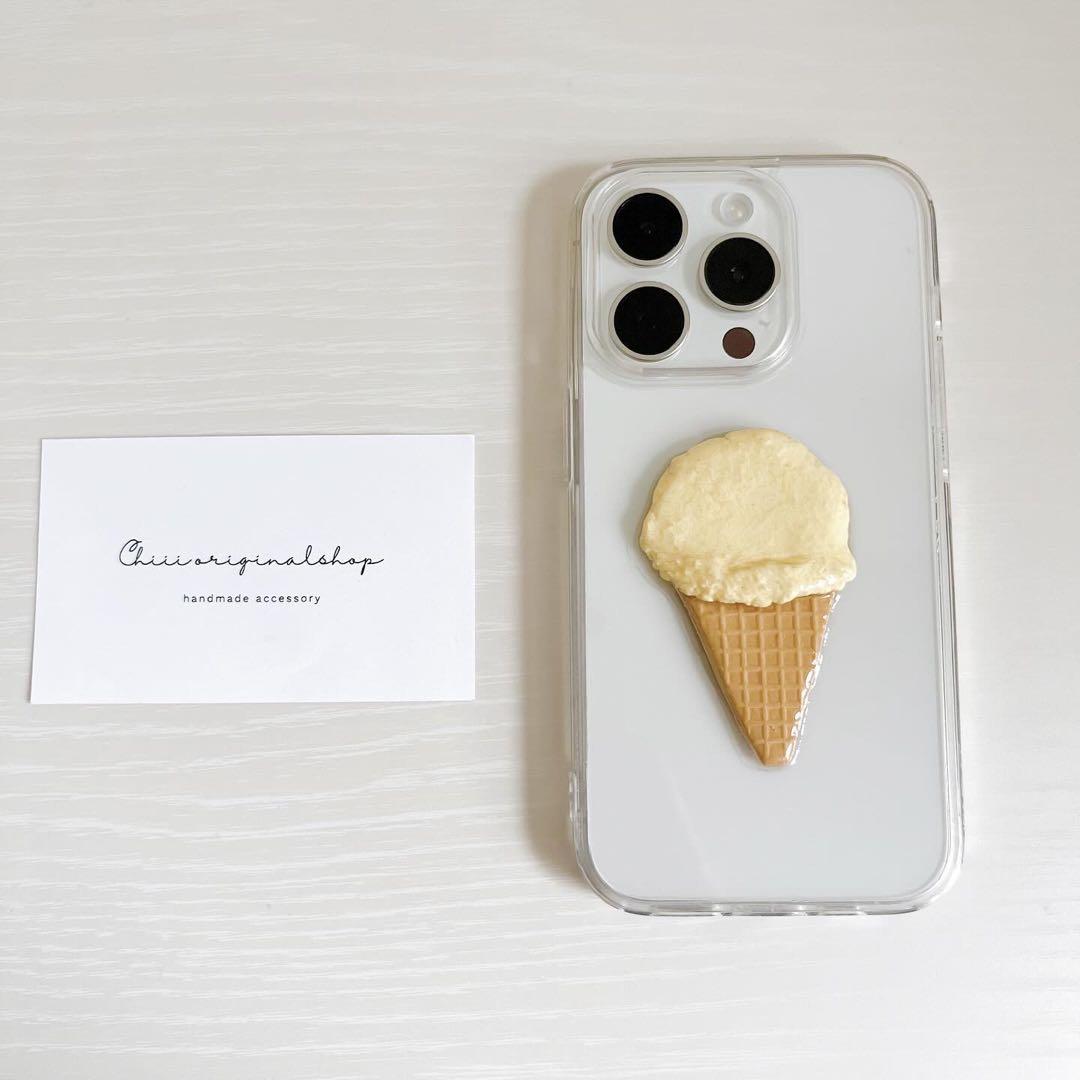 iPhone15ケース ハンドメイド アイスクリーム - メルカリ