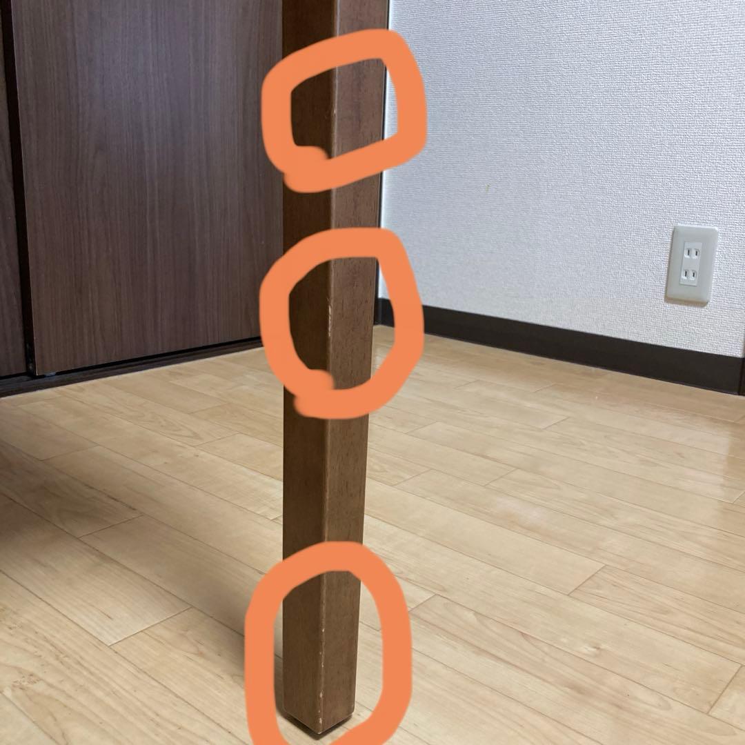 ウォールナット伸長式テーブル