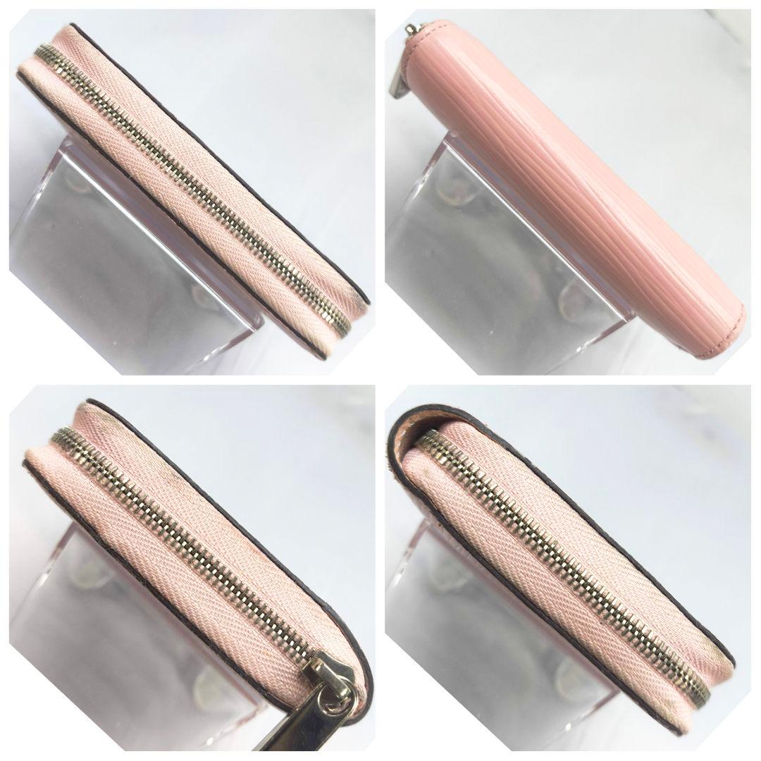 美品 ルイヴィトン エピ ジッピーパース ローズバレリーヌ ピンク