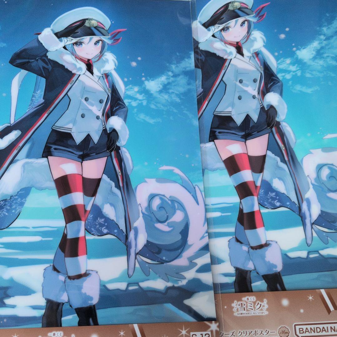 雪ミク 一番くじ 雪ミク ～2026～ クリアポスター - メルカリ