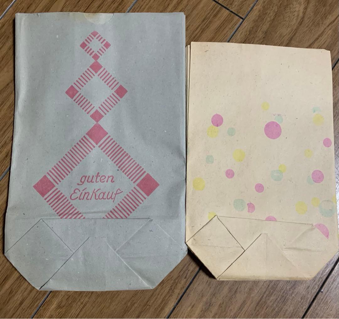 海外紙物 ドイツ ヴィンテージ マルシェ袋 2種 10枚 - メルカリ