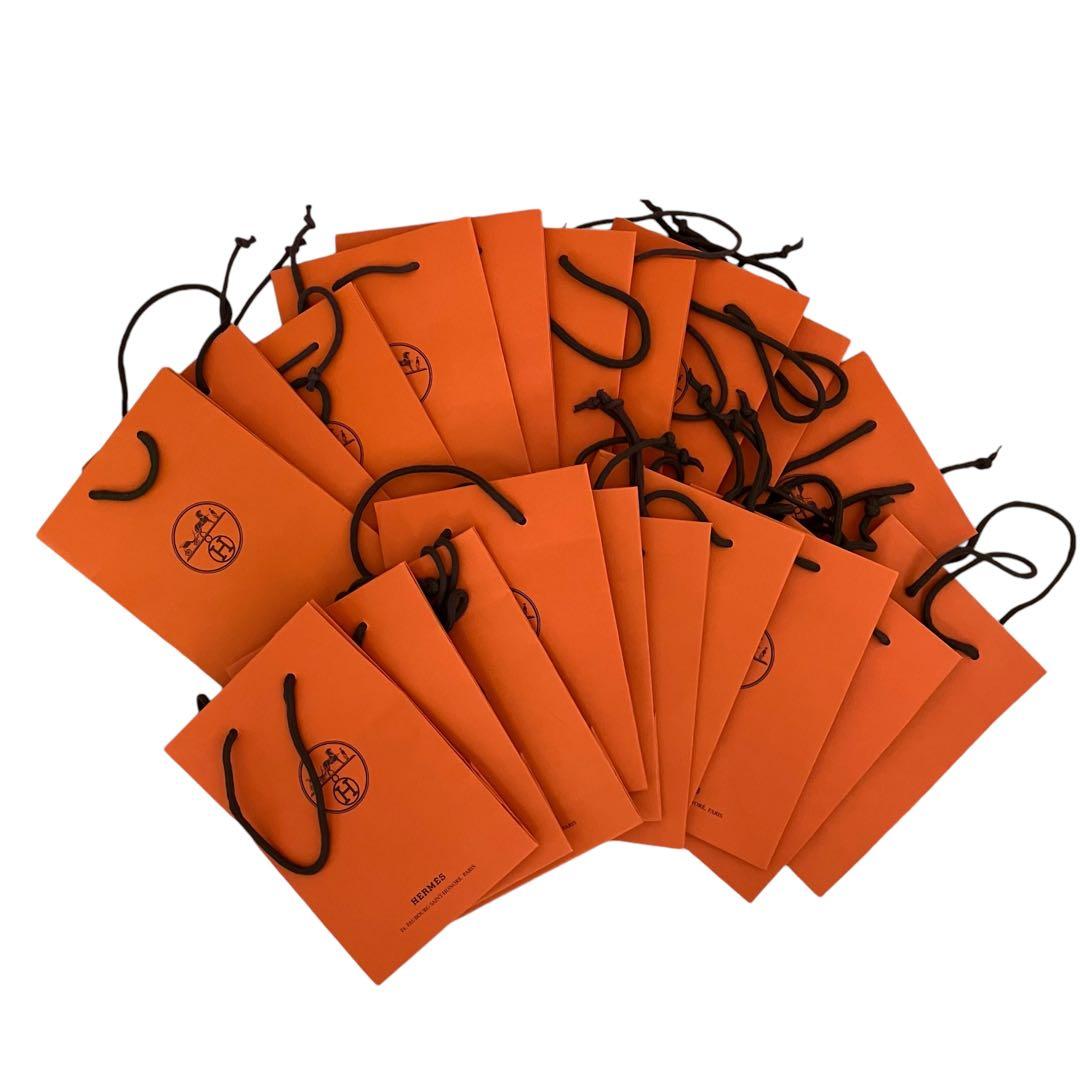 ☆ まとめ売り HERMES エルメス 紙袋 55枚セット 手提げ袋 ショッパー