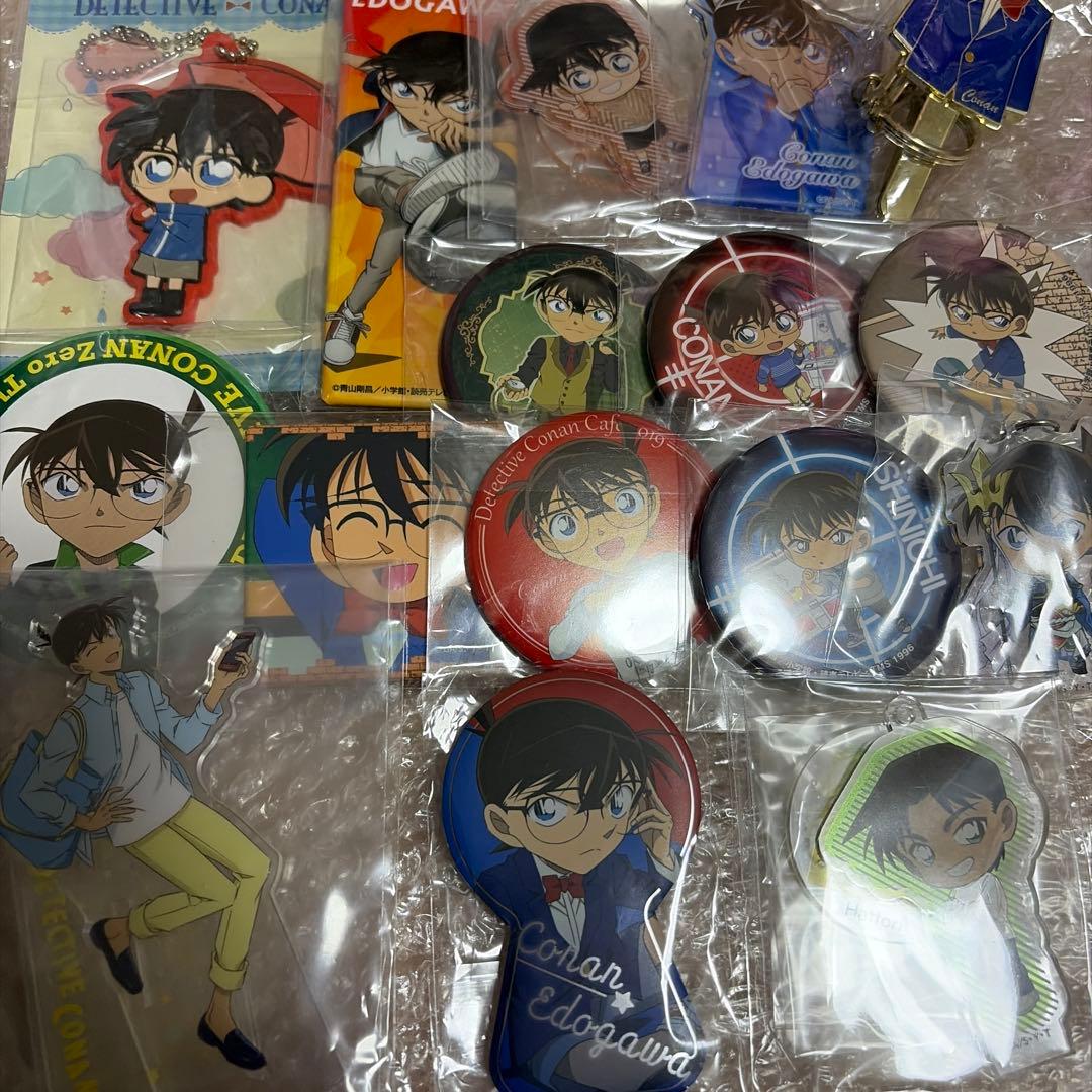 名探偵コナン 江戸川コナン 工藤新一 服部平次 アクリルスタンド 缶