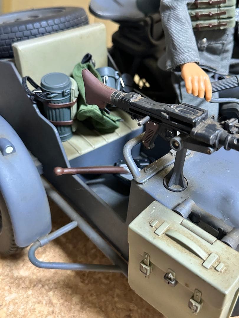 21st century toys 1/6 ドイツ軍　サイドカー 兵士付き