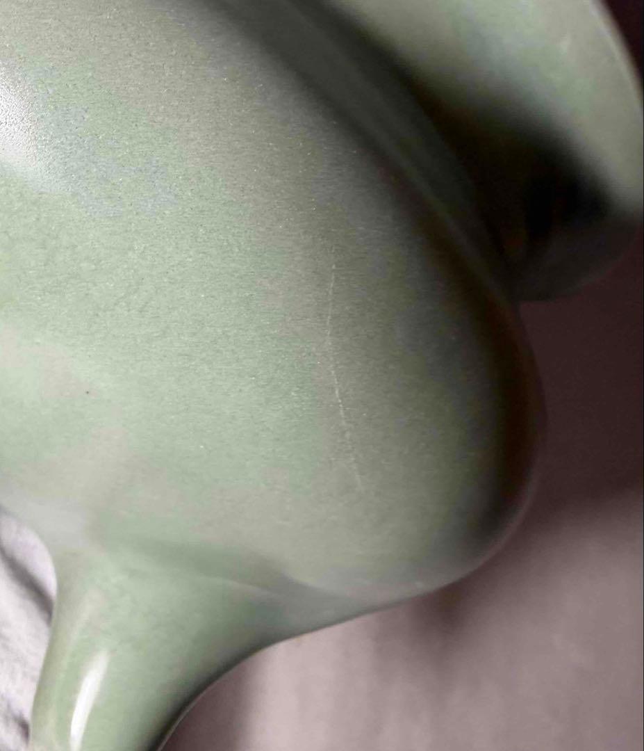 中国 青磁三つ足炉 f2251126