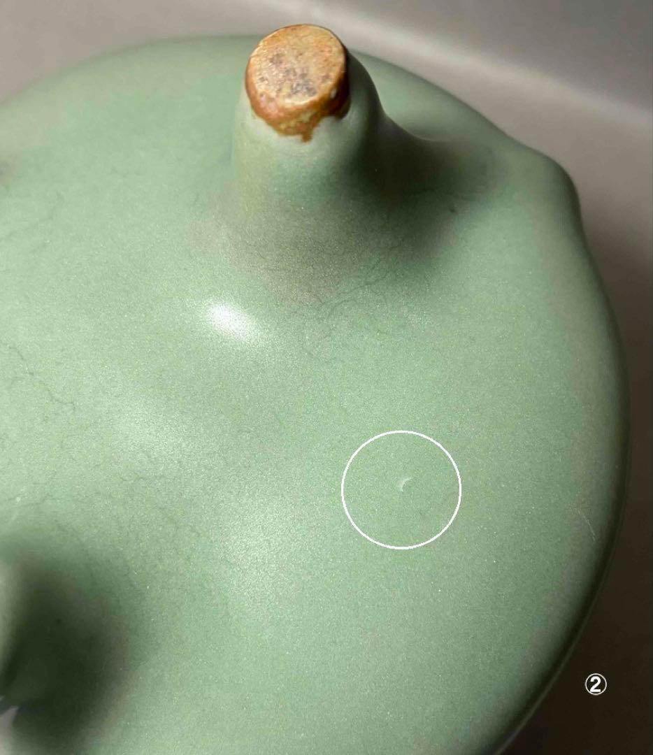 中国 青磁三つ足炉 f2251126