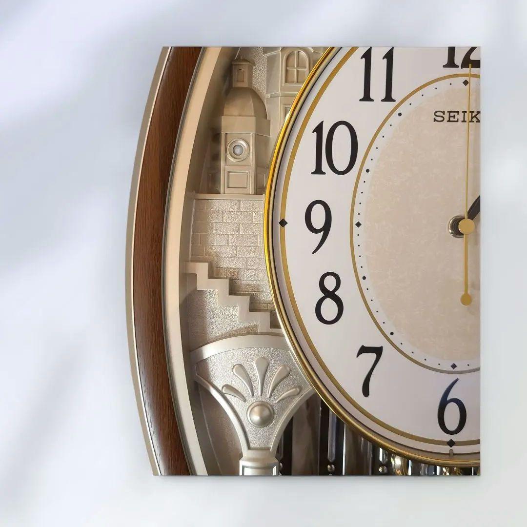 未使用SEIKO セイコー 電波掛時計 AM255B からくり時計
