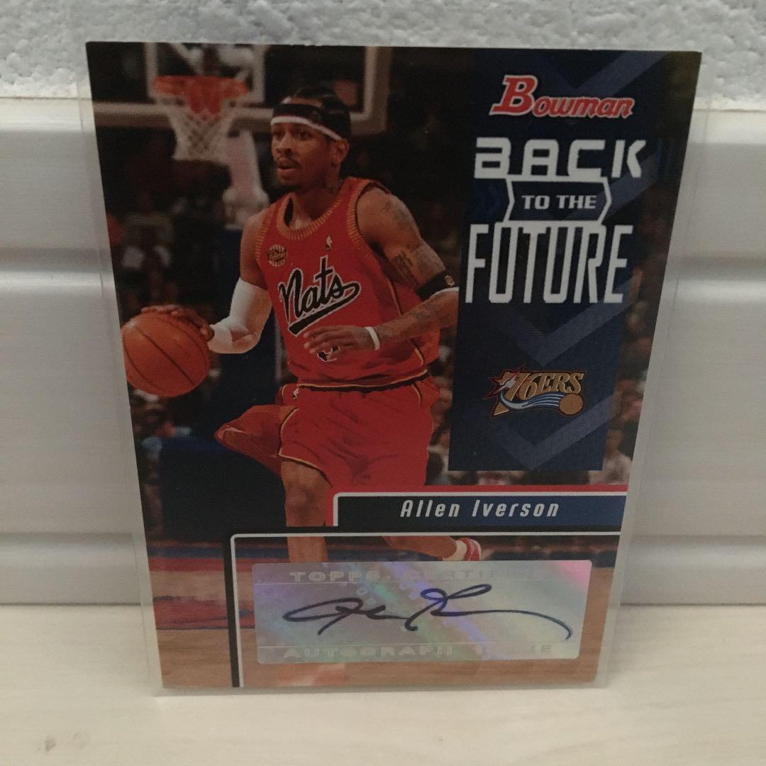 NBAカード　アイバーソン　サインカード NBA アレン・アイバーソン直筆サインカード