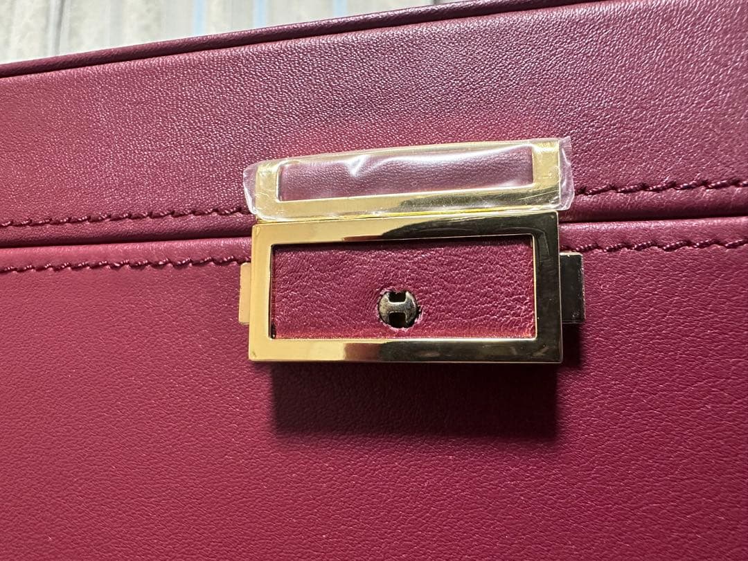 未使用品　agete アガット　ジュエリーボックス　レッド　外箱付き　インテリア