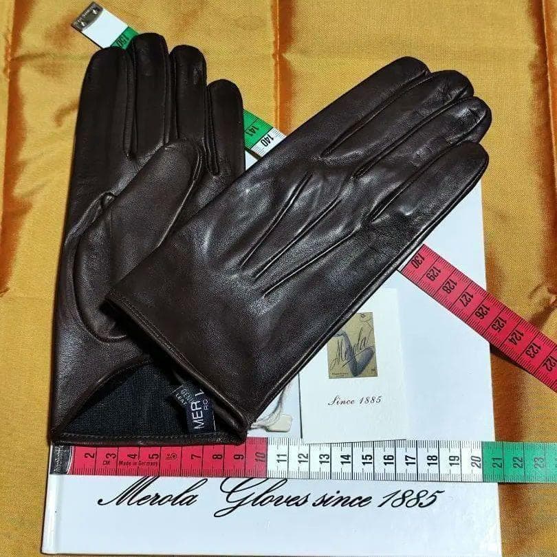 メローラ ナッパミンク色茶色 シルクライニング グローブ 革手袋 MEROLA imgrc0089220092.jpg