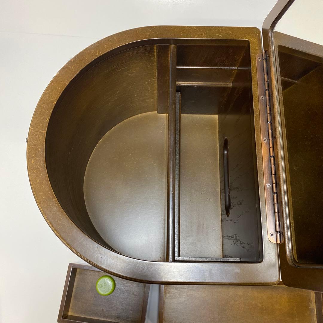 インテルナ南條 鏡台 パリの雑貨屋 木製 レース メイクボックス 化粧台 1点