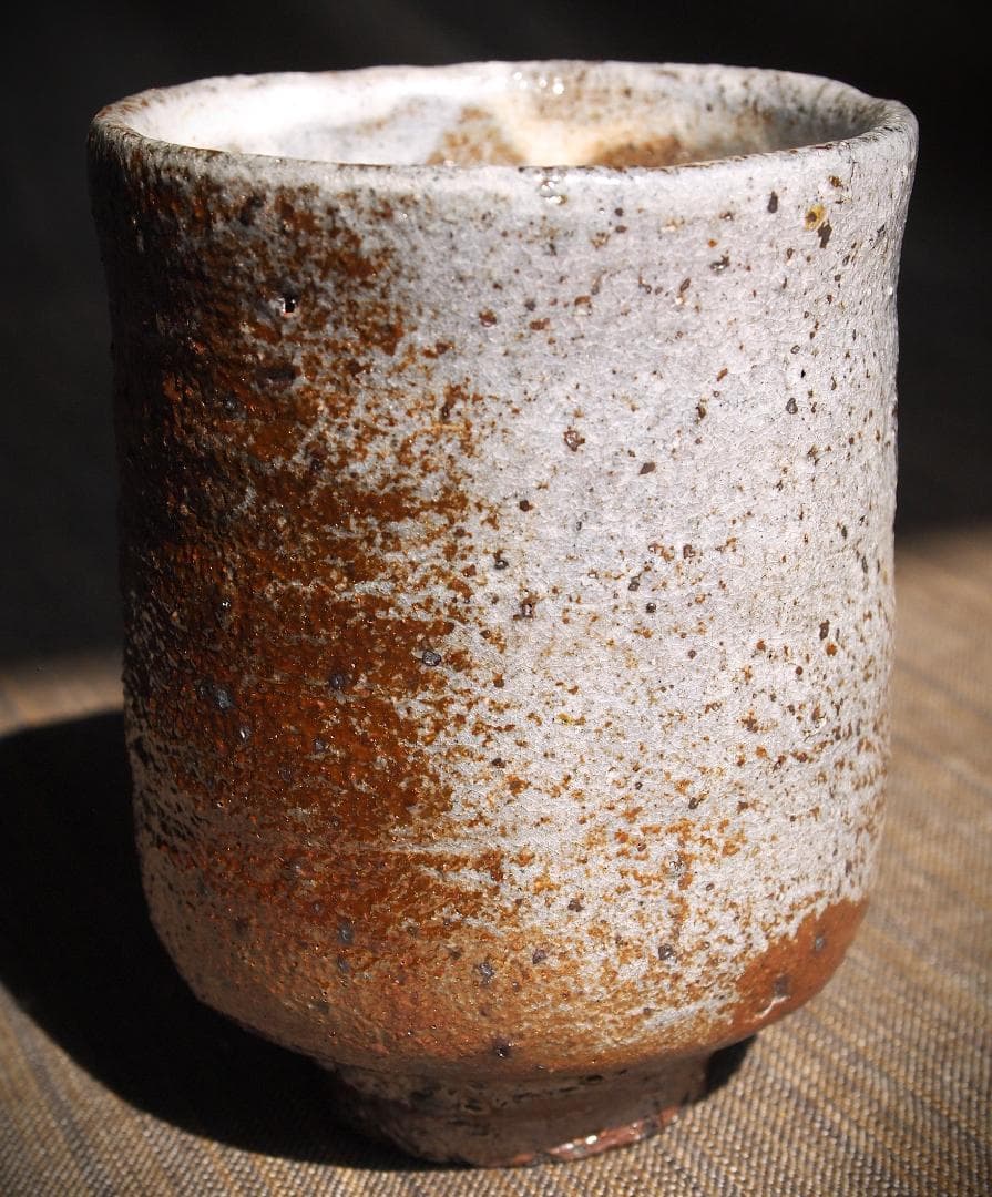 人気作家★中川恭平【師＆父：中川自然坊】★粉引唐津湯のみA