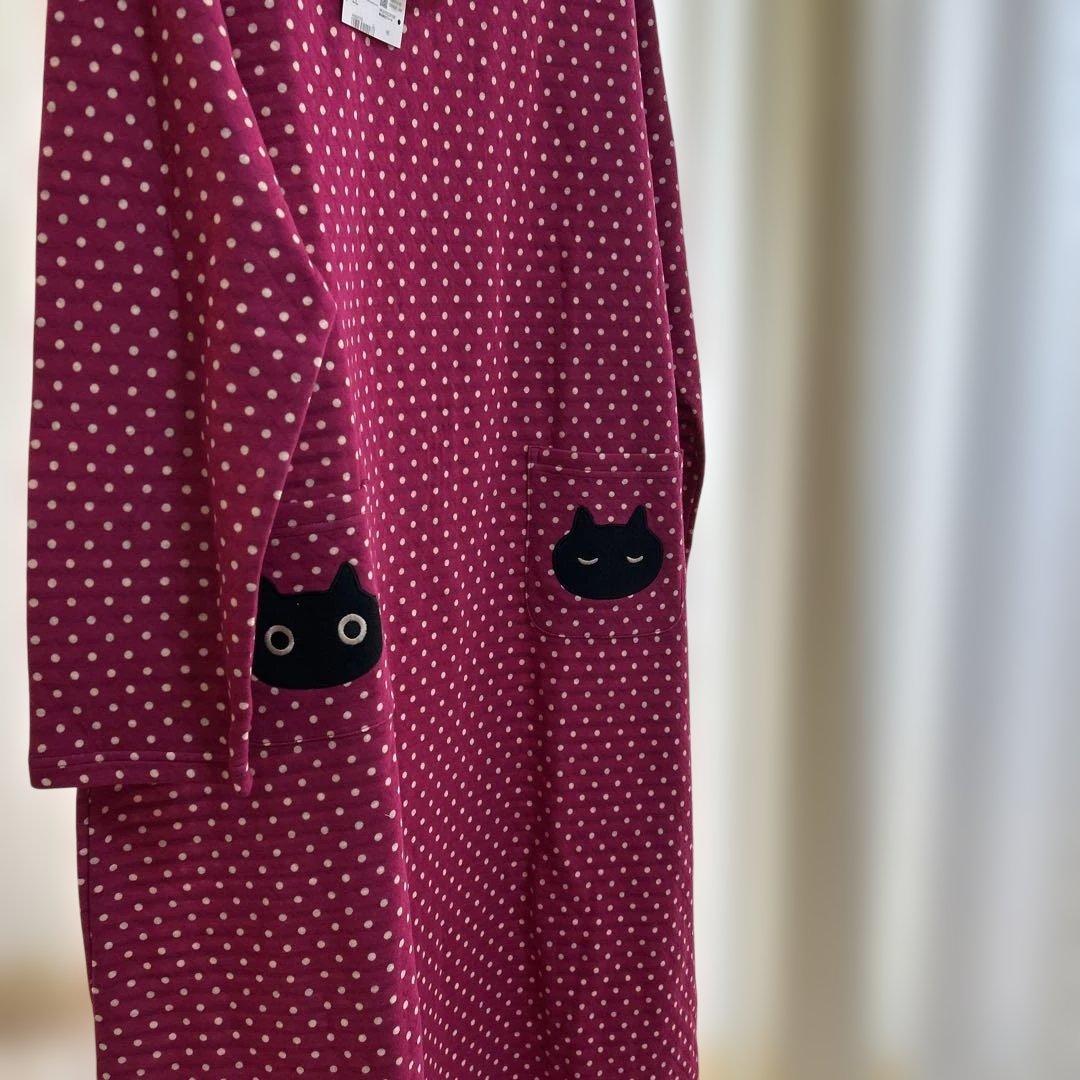 マタノアツコルームウェア あったかワンピース L Lサイズ