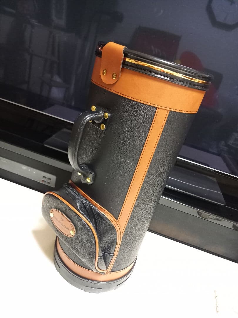 レア　1970's　非売品　イギリス　DUNLOP　ゴルフバッグ型　傘立　ゴミ箱