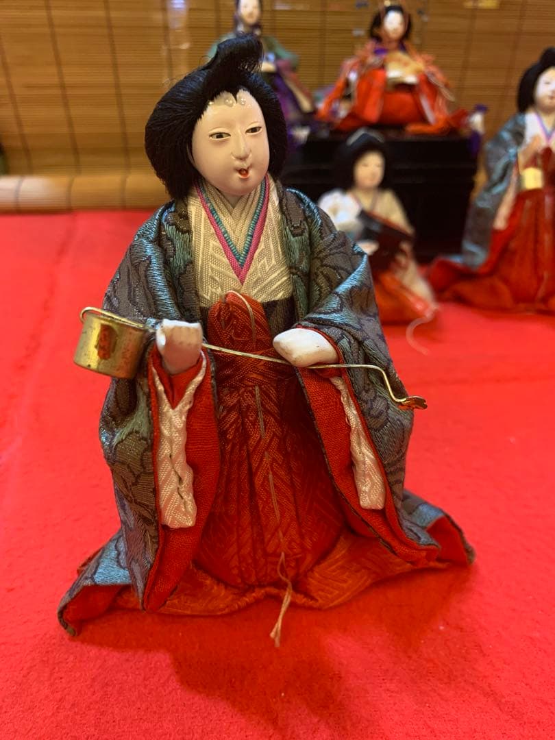 雛人形　お内裏様　アンティーク　蔵出し　大正　昭和初期