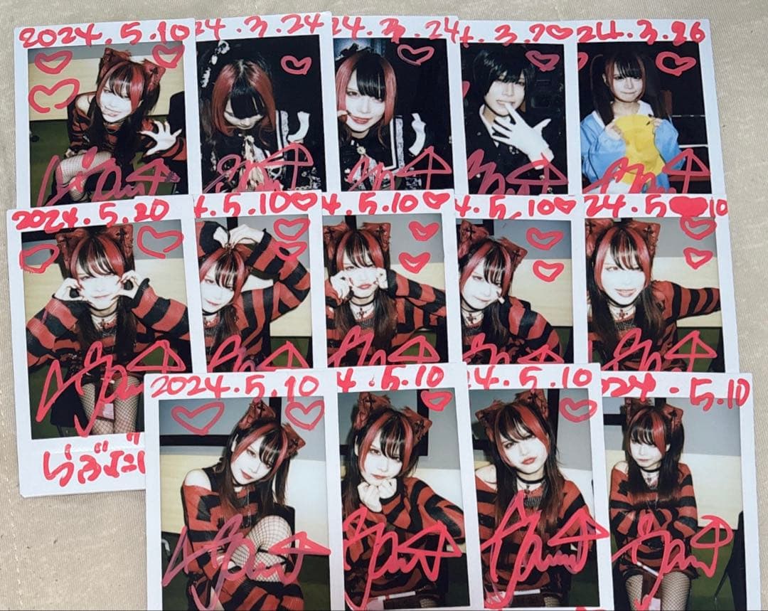 マドメド 那月邪夢 サイン有りチェキ 14枚 - メルカリ