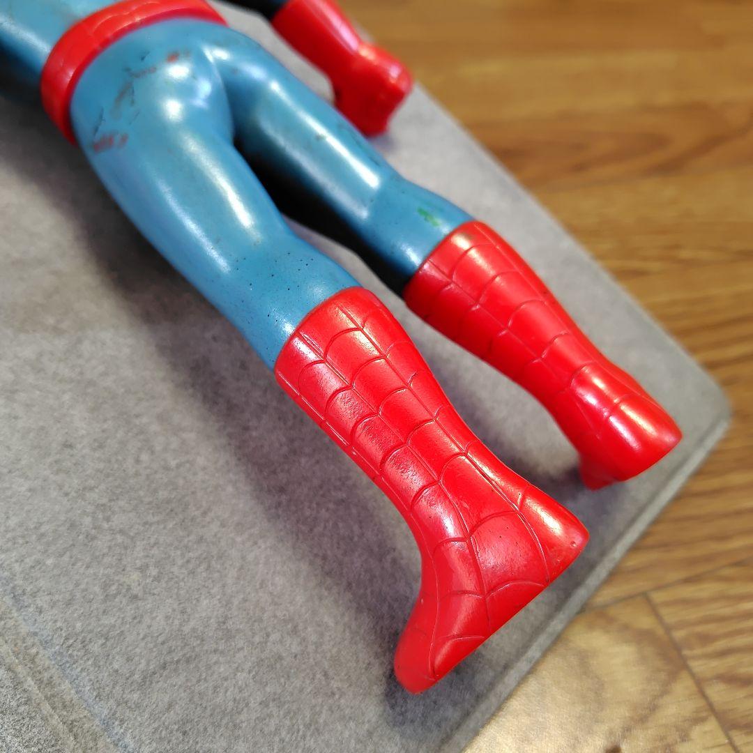レア品・当時物】スパイダーマン ソフビ 1978年 東映 - メルカリ