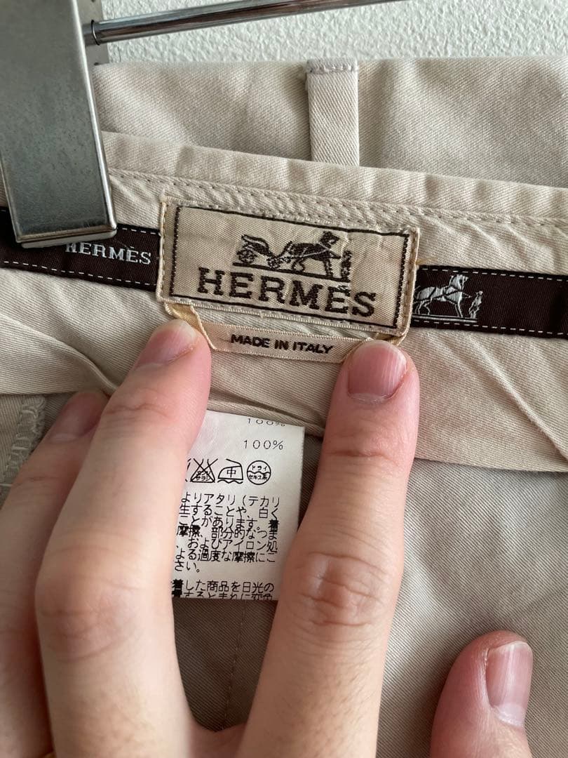 名品図鑑】mid00s Hermes light cotton trouser