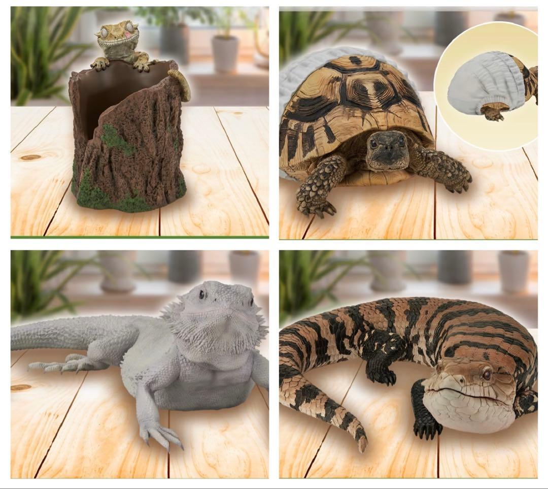 ♯Gti10IVネイチャーMONOトカゲヤモリストラップ マグネット14種