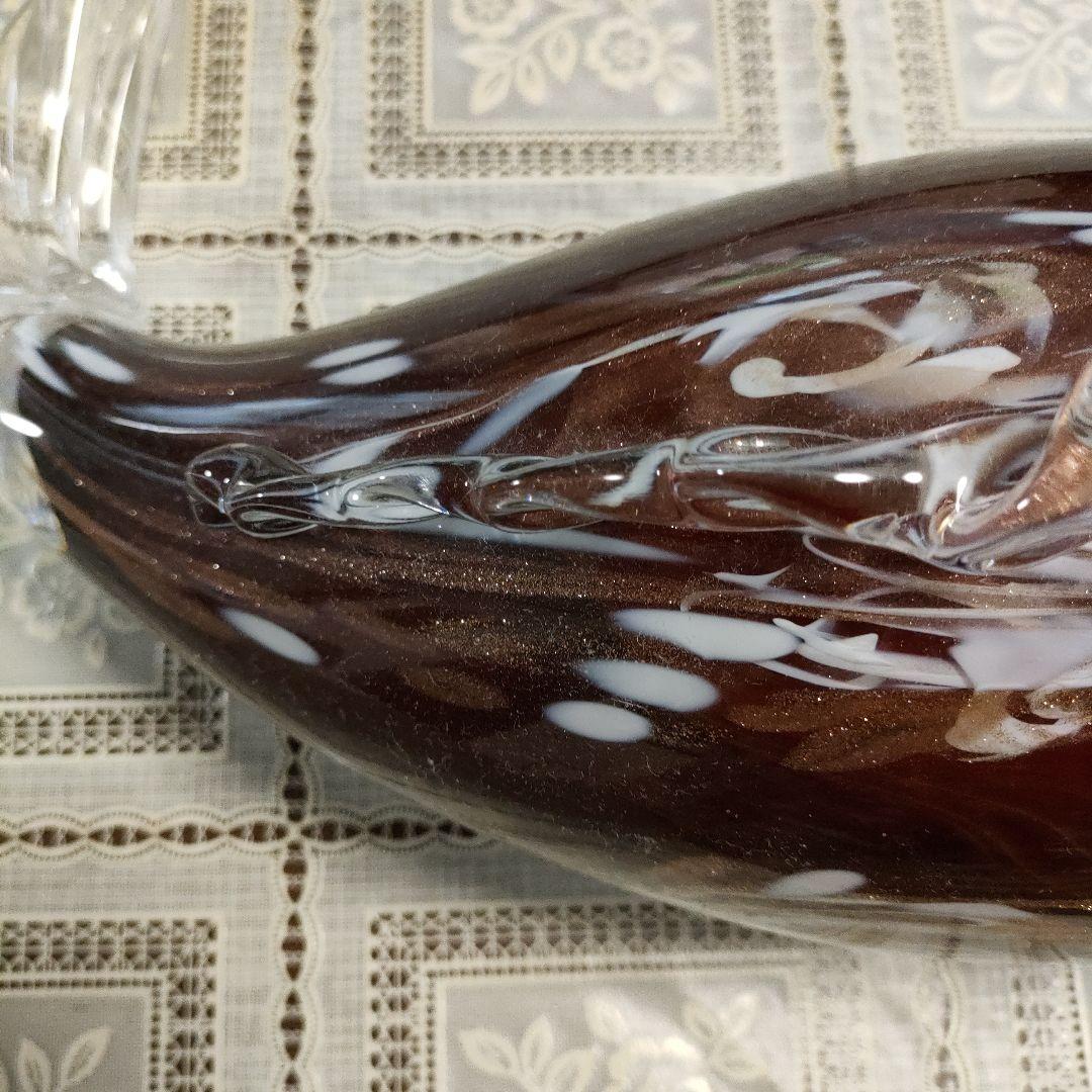 未使用 小樽北一硝子製『錦鯉』金箔