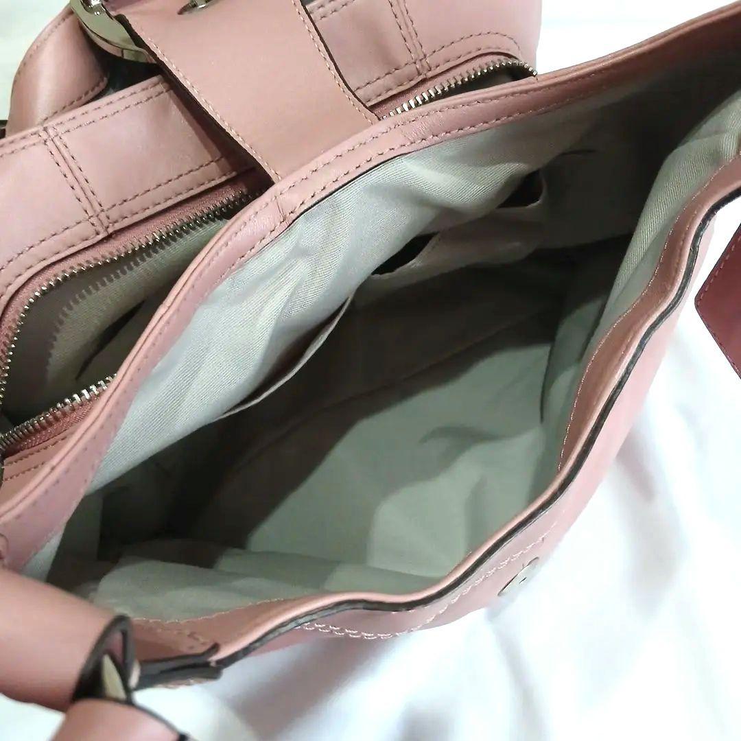 希少　コーチ　ハンド　ショルダーバッグ　ソーホー　レザー　ホーボーピンクy2k