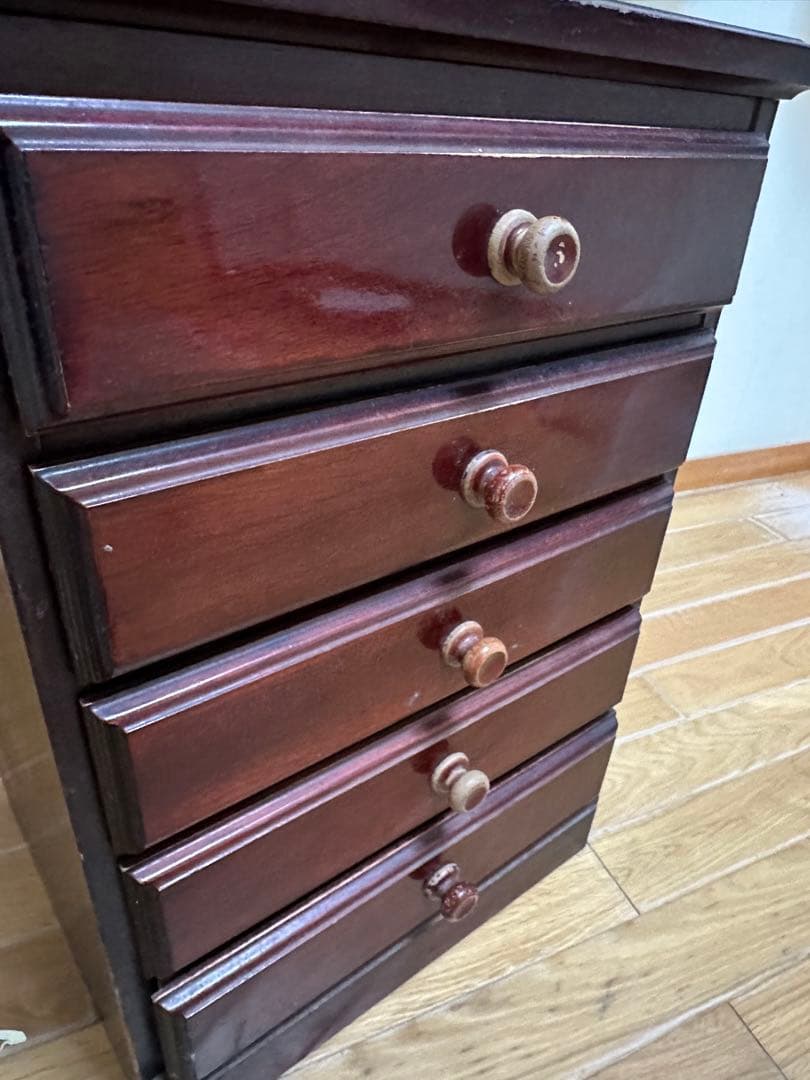 昭和レトロ チェスト 5段引き出し 民芸風家具 アンティーク 古民家