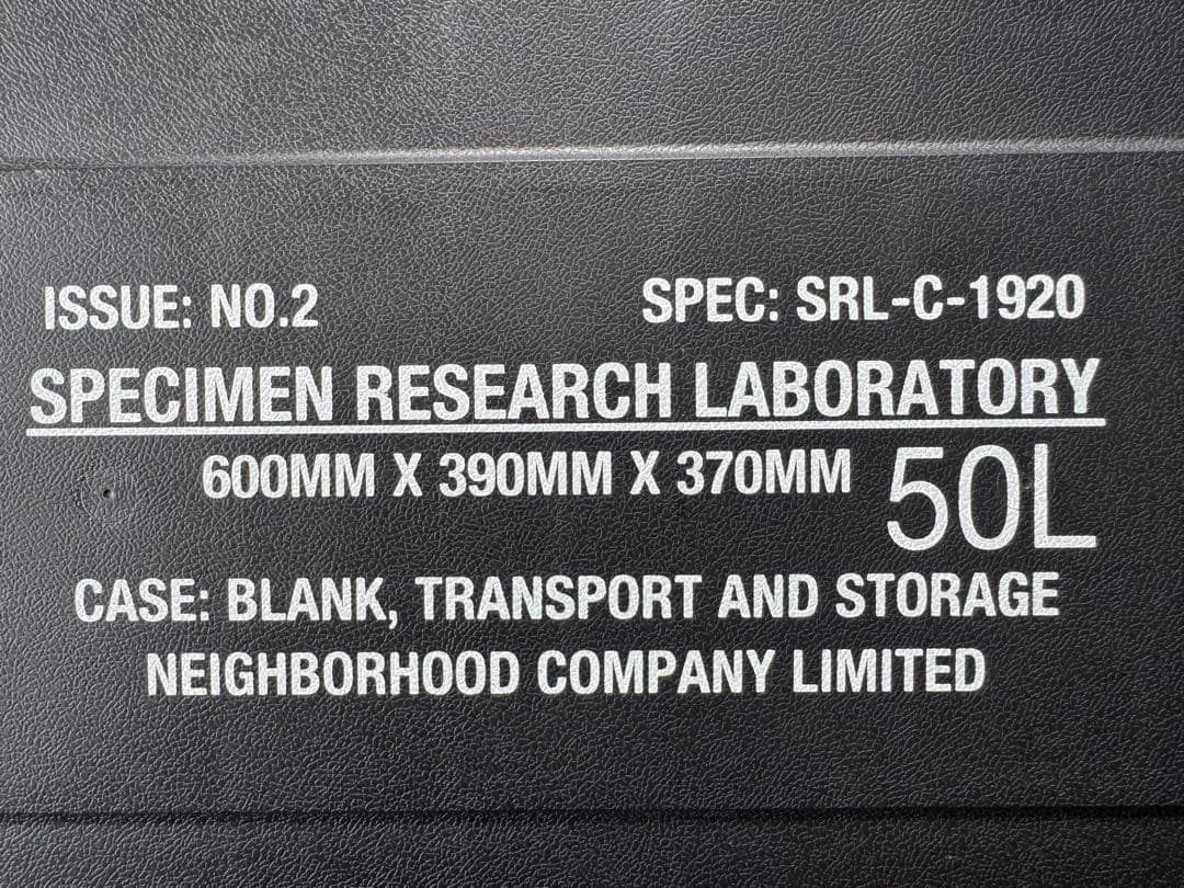 NEIGHBORHOOD SRL BOX 50L P-TRUNK トランクカーゴ トランクバック