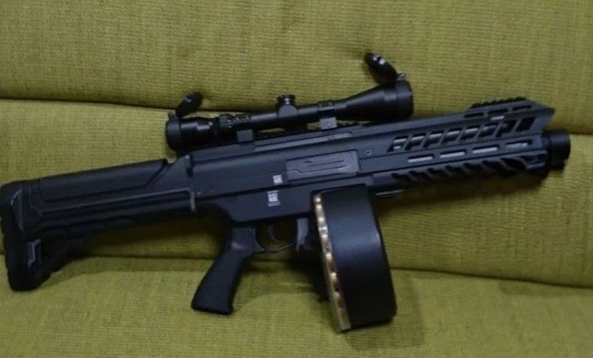 美品) 東京マルイ 電動ショットガン SGR-12 ドラムマガジン付き - メルカリ