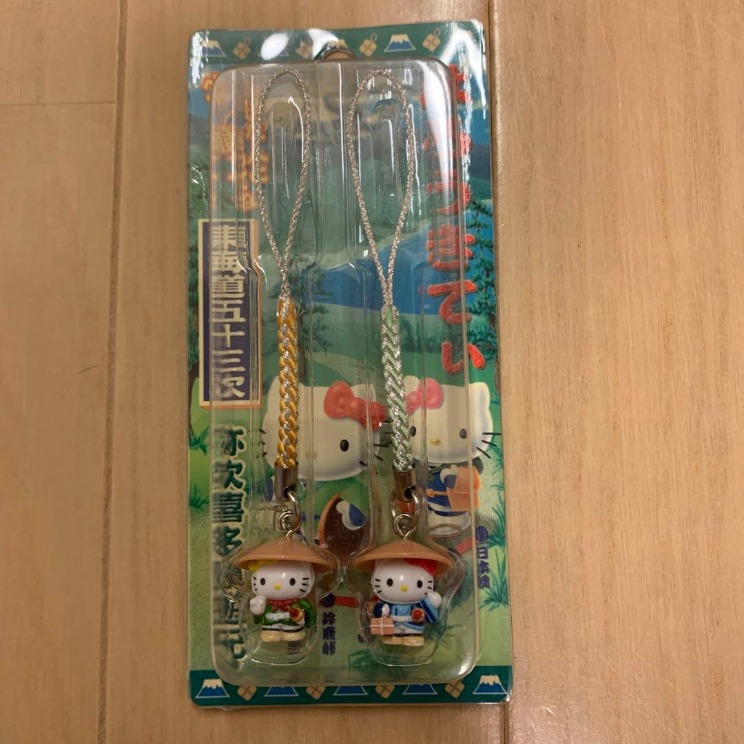 ハローキティ ストラップセット　10点　ご当地キティ　根付