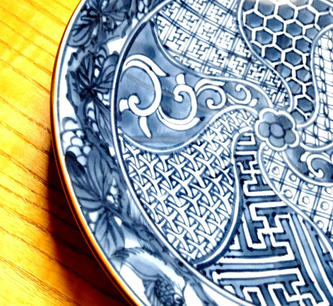 ☆ 加藤利昌 清水焼 染付中皿