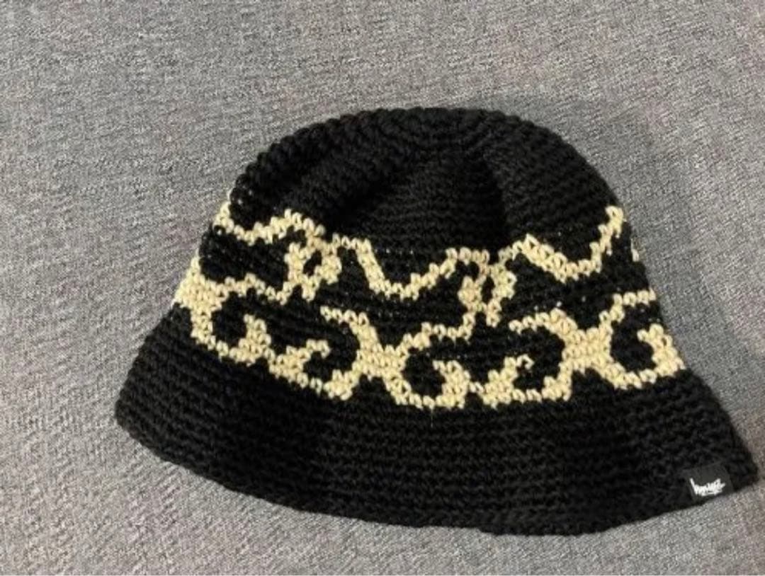 STUSSYステューシーニットバケットハットクラッシャーハットL/XL