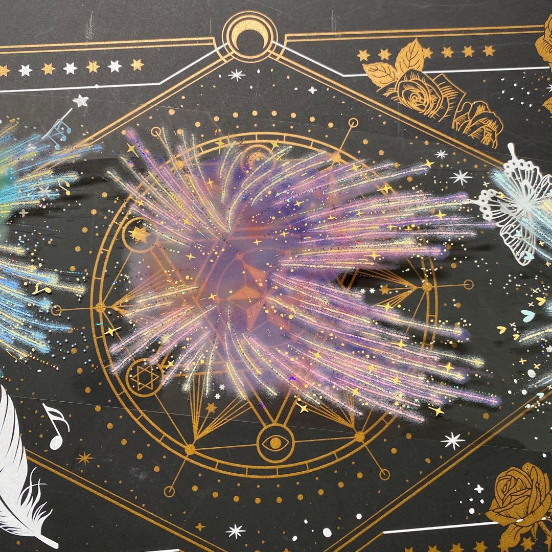 9236】海外 中古巻貝殻銀マスキングテープ 半透明花火 装飾背景系 残量