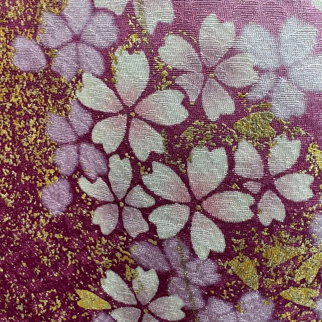 逸品 振袖7点フルセット 京都きもの友禅 桜尽くし 正絹 成人式 結婚式