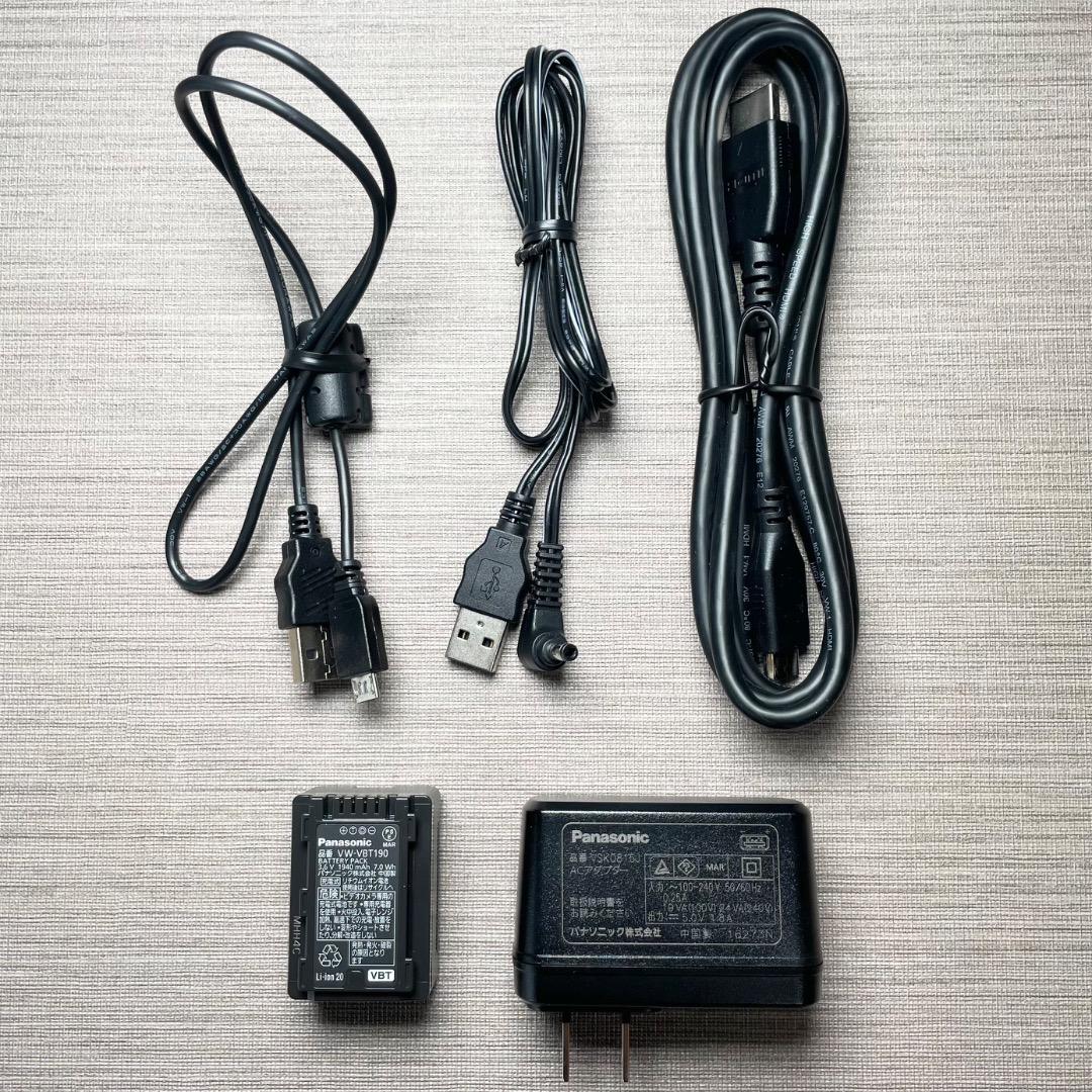 美品✨Panasonic HC-V360MS 16GB HDビデオカメラ 送料込