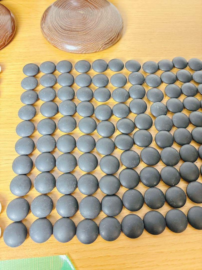 本蛤　雪印　囲碁石 木製 35号　9.9mm 最高級