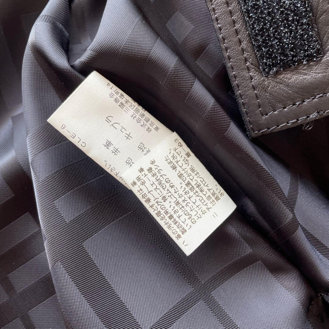 Burberry ブラックレザー プリーツスカート　羊革