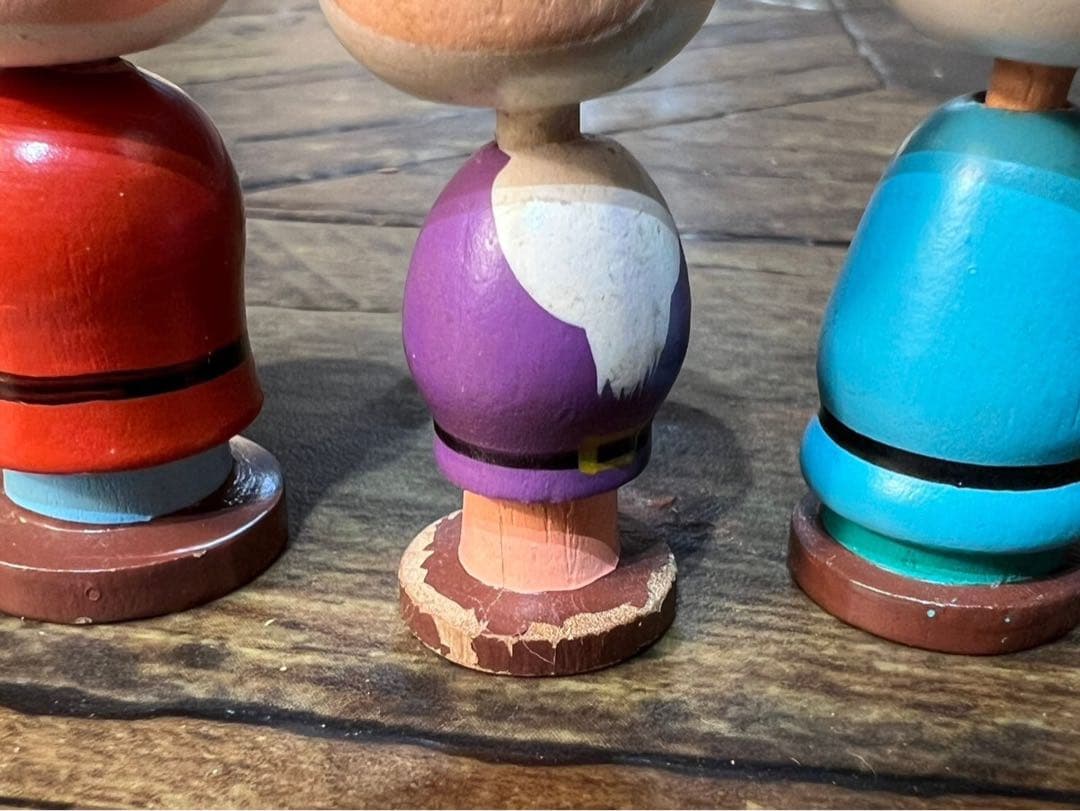 激レア 希少 ディズニー こけし セット 昭和レトロ 木製 人形