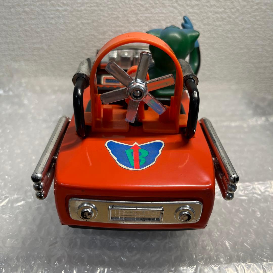 ⚠️美品　当時物　走る！マッハロッド　ブリキ　超人バロムワン　ボップ　ポピー製