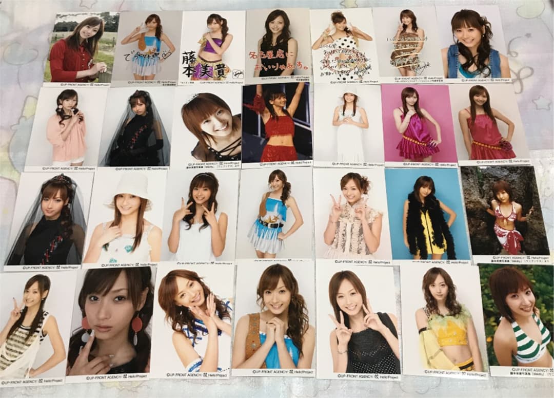 藤本美貴 生写真 262枚 まとめ売り ハロプロ モーニング娘